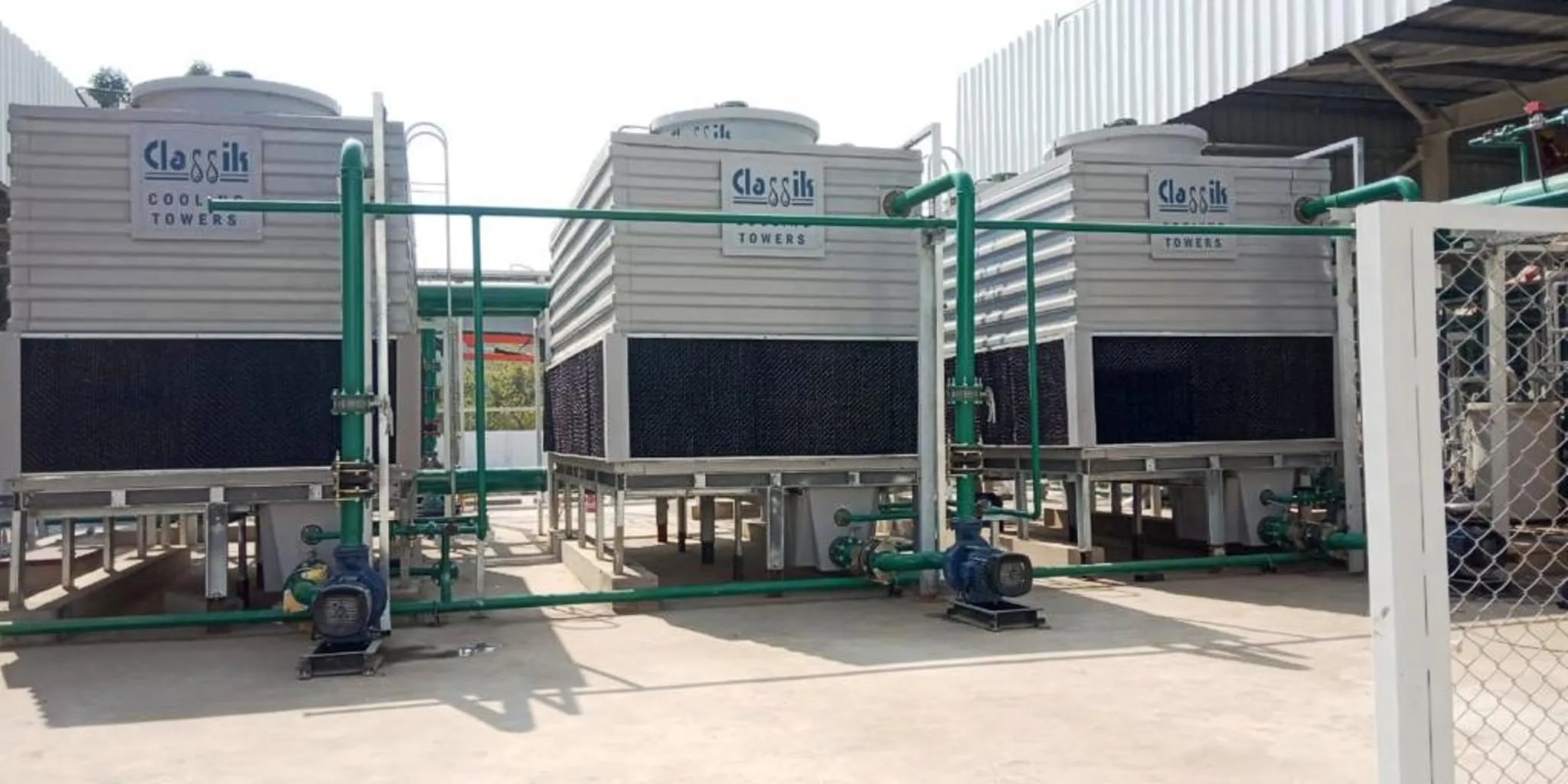 closed circuit cooling tower for power plants